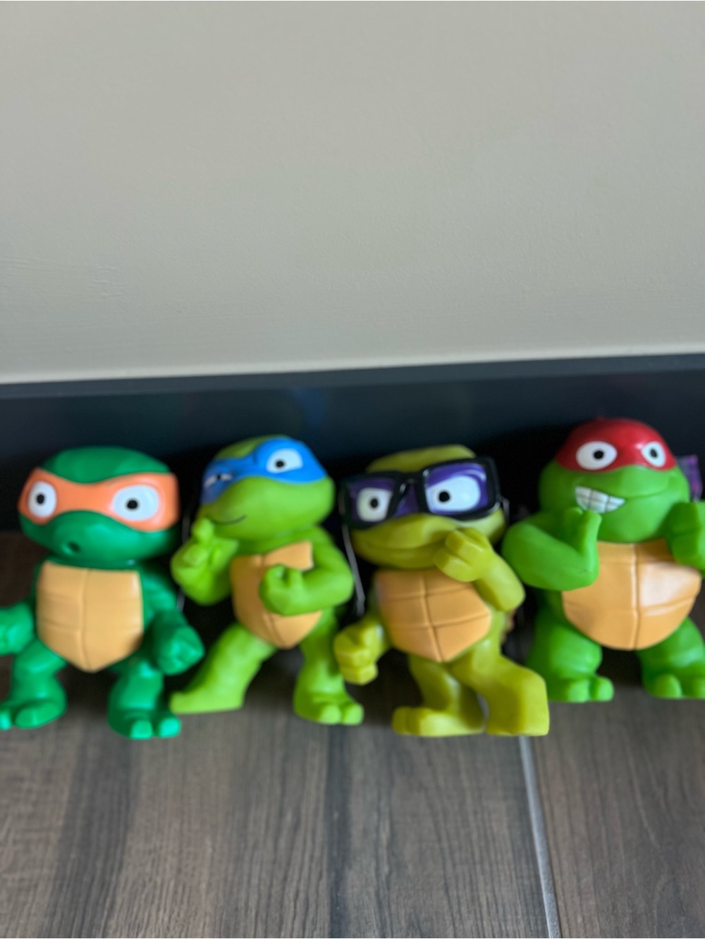 Teenage Mutant Ninja Turtles 4-Pack Green Action Figure Set $20 NWT